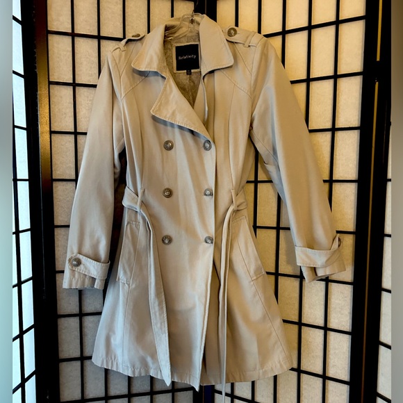 Relativity Jackets & Blazers - Trench Coat with Belt. Spring/Fall.